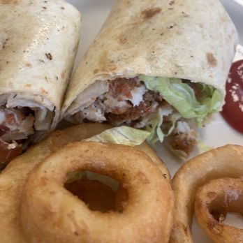 Breakfast Station - CBR wrap with onion rings - Breakfast & Brunch Near Me - Beverly Hills, Florida