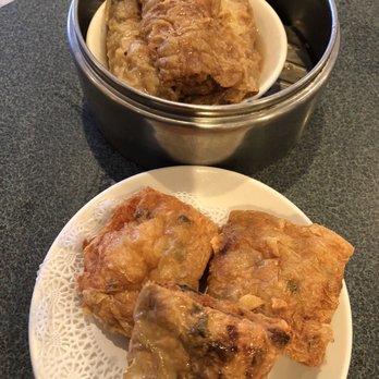 Vinh Kee Restaurant - bean curd skin with pork and tofu with shrimp - Dim Sum Near Me - Falls Church, Virginia Vinh Kee Restaurant - bean curd skin with pork and tofu with shrimp - Dim Sum Near Me - Falls Church, Virginia