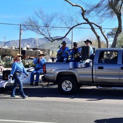 Church At the Chip In Cave Creek Arizona - March 18, 2023 Cave Creek rodeo parade.