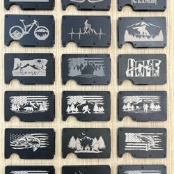 Cascade Custom Creations - Hunting and fishing Outdoor sports RFID Wallets.