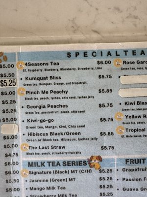 Menu photo 1 4Seasons Tea Cafe Anaheim, CA