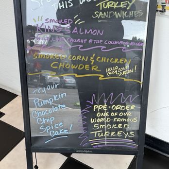 CaveMan Kitchen - Specials board - Barbeque Near Me - Kent, Washington
