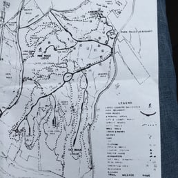 Seriously, this blurry mess of a copy of a copy of a copy is the best the park can provide for a trail map?