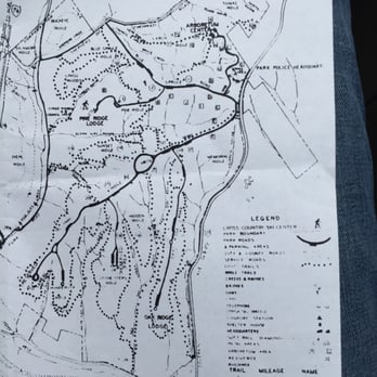 Mt. Airy Forest - Seriously, this blurry mess of a copy of a copy of a copy is the best the park can provide for a trail map? - Parks Near Me - Cincinnati, Ohio