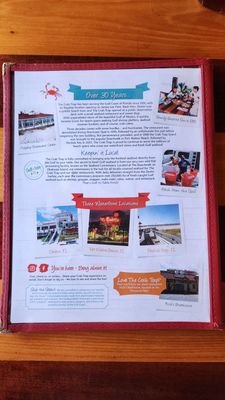 Menu photo 7 The Crab Trap, Perdido Key Pensacola, FL Menu photo 7 The Crab Trap, Perdido Key Pensacola, FL