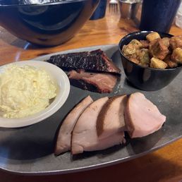 Two meat platter.