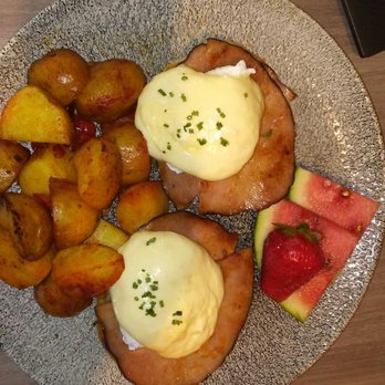 Basalt - One of the best Eggs Benedict- Ever! Whipped Hollandaise is good enough to eat with a spoon! - New American Near Me - Honolulu, Hawaii Basalt - One of the best Eggs Benedict- Ever! Whipped Hollandaise is good enough to eat with a spoon! - New American Near Me - Honolulu, Hawaii