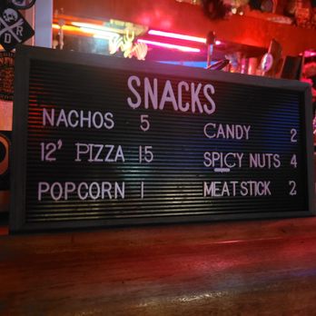 Cryptatropa Bar - Snack Menu - Bars Near Me - Olympia, Washington