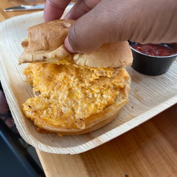 The Shack On 8th - "Grilled cheese" on a hamburger bun - Bars Near Me - Virginia Beach, Virginia