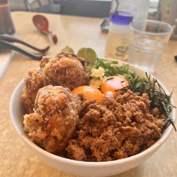 Kashiwa Ramen - Mazemen with Extra noodle. - Ramen Near Me - Costa Mesa, California Kashiwa Ramen - Mazemen with Extra noodle. - Ramen Near Me - Costa Mesa, California