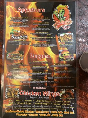 Menu photo 3 Amigos Burgers and Beer Tucson, AZ