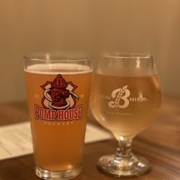 a glass of beer and a glass of beer