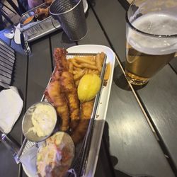 ESPN Bet Sportsbook - The Fish & Chips with an overpriced beer.