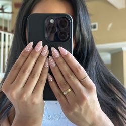 Lotus Nails & Spa - Gel x manicure with design
