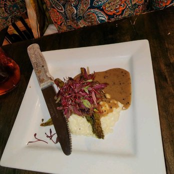 The Rustic Spoon - Filet mignon with risotto and asparagus - Breakfast & Brunch Near Me - Virginia Beach, Virginia