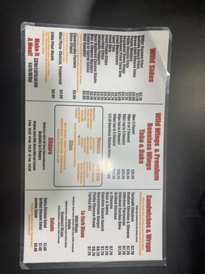 Menu photo 3 Wild Wings N Things Delano, CA