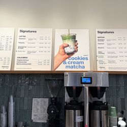 Blank Street - Drinks Menu