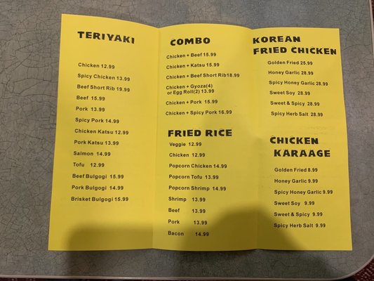 Menu photo 2 Best Teriyaki Port Orchard, WA