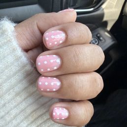 Polka dot manicure Polka dot manicure