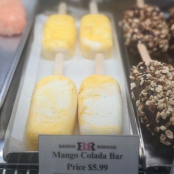 Baskin-Robbins - Mango Colada Bar - Ice Cream & Frozen Yogurt Near Me - Temecula, California Baskin-Robbins - Mango Colada Bar - Ice Cream & Frozen Yogurt Near Me - Temecula, California