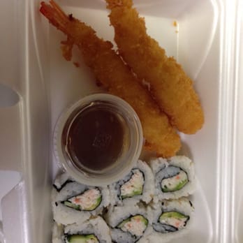 Aha Sushi - Fried tempura and california roll (kids portion) - Sushi Bars Near Me - Lawrenceville, Georgia