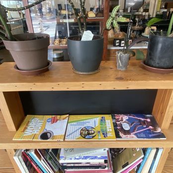 Hayes Valley Bakeworks - Books you can peruse -- including a word search! -- while you're here - Bakeries Near Me - San Francisco, California