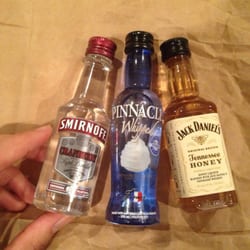 Green's Beverages - TSA approved carry on bottles of spirits. A few of their large selection.
