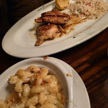 LongHorn Steakhouse - Garlic lemon chicken entrée with rice and Mac n cheese, delicious. - Steakhouses Near Me - Bensalem, Pennsylvania LongHorn Steakhouse - Garlic lemon chicken entrée with rice and Mac n cheese, delicious. - Steakhouses Near Me - Bensalem, Pennsylvania