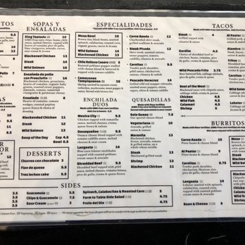 Taco Mesa - Menu (as of 2/25/20) - Mexican Near Me - Costa Mesa, California Taco Mesa - Menu (as of 2/25/20) - Mexican Near Me - Costa Mesa, California