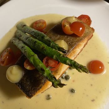 Luogo - Pan Seared Salmon - Italian Near Me - Nashville, Tennessee Luogo - Pan Seared Salmon - Italian Near Me - Nashville, Tennessee