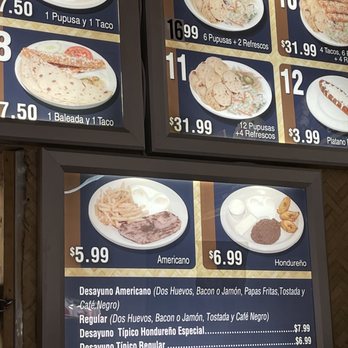 Paseo Catracho - a menu for a mexican restaurant - Latin American Near Me - Miami, Florida
