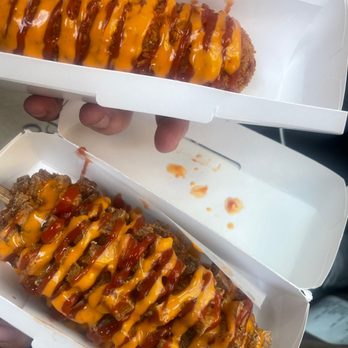 Crunchik'n - Beef and cheese korean crunch dogs - Korean Near Me - Philadelphia, Pennsylvania Crunchik'n - Beef and cheese korean crunch dogs - Korean Near Me - Philadelphia, Pennsylvania
