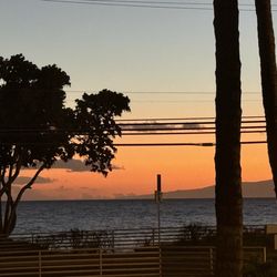 Maui sunset and pizza