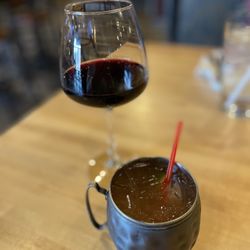 Bagger Dave's Burger Tavern - Wine and Strawberry Mule