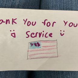 Juan at IHOP included this note with our order.  :)