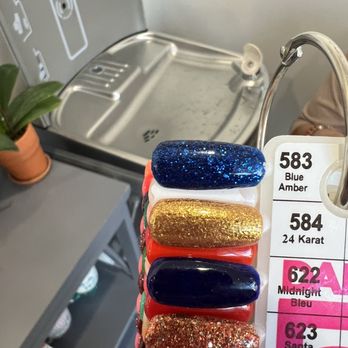 Tick-Tick Time Nails & Spa - Color I selected. - Nail Salons Near Me - Monterey Park, California
