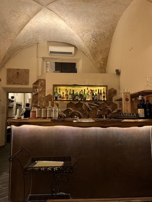 Photo of Cuculia - Floransa, FI, IT. Looking at the bar from our table.  Great ambiance!!!