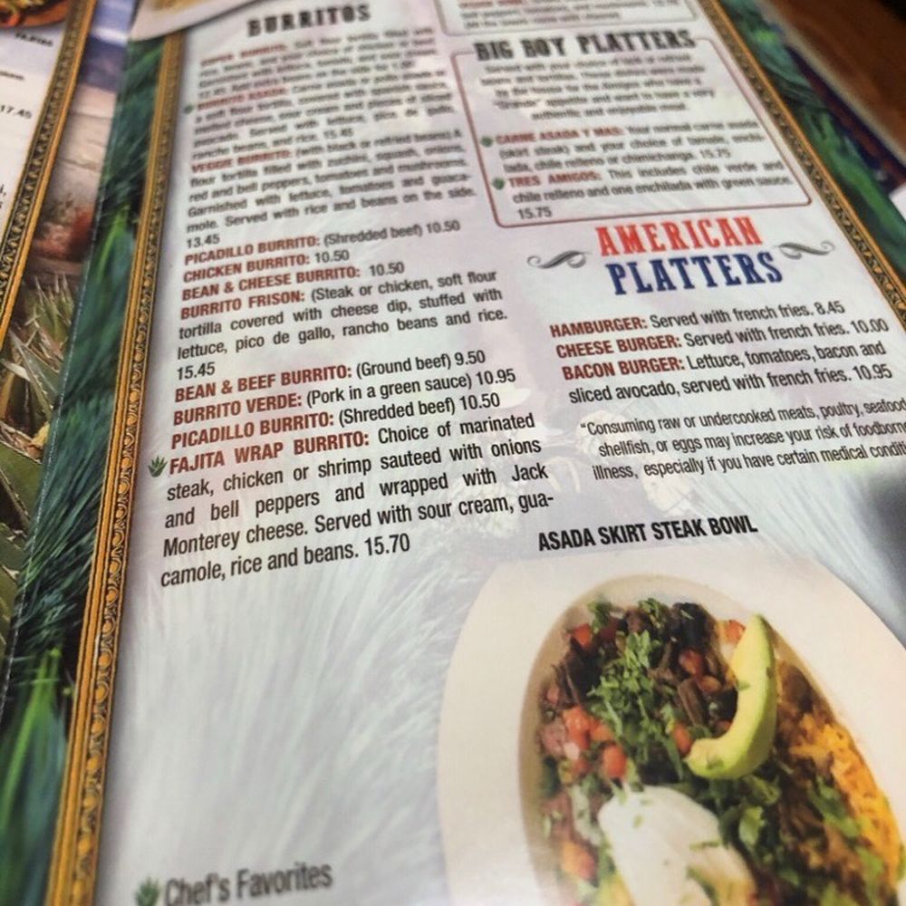 Los Agaves Grill - Right side of the menu - Mexican Near Me - Athol, Massachusetts Los Agaves Grill - Right side of the menu - Mexican Near Me - Athol, Massachusetts