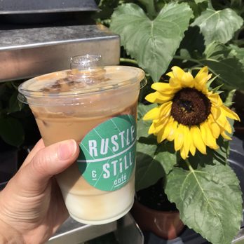Rustle & Still Café - Iced Coffee pandan latte - Coffee & Tea Near Me - Toronto, Ontario Rustle & Still Café - Iced Coffee pandan latte - Coffee & Tea Near Me - Toronto, Ontario