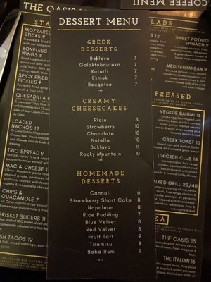 Menu photo 6 The Oasis Cafe Flushing, NY