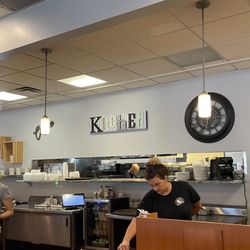 Benedict's Restaurant - The kitchen and counter (just missed the waitress on the right's making silly faces as I snapped the photo).
