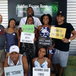 Riddles Escape Room - Awesome Group! Nice to meet all of you!