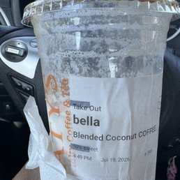 Blended Toasted Coconut Coffee:) Blended Toasted Coconut Coffee:)