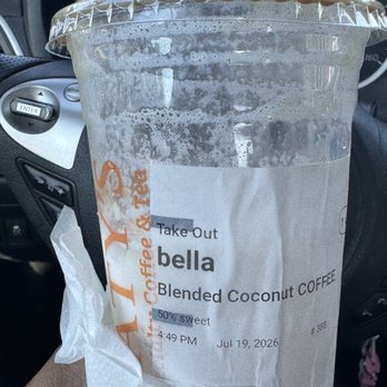 Taty's Specialty Coffee & Tea - Blended Toasted Coconut Coffee:) - Coffee & Tea Near Me - Westminster, California Taty's Specialty Coffee & Tea - Blended Toasted Coconut Coffee:) - Coffee & Tea Near Me - Westminster, California