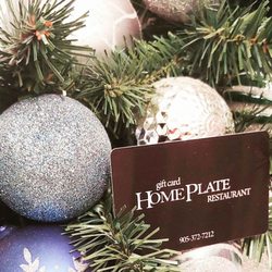 Home Plate Reataurant - Gift Certificates available.