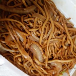 House Hakka noodles.  I don't know what they have in here but it's addictive.