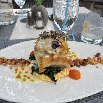 Latitudes - Jupiter Beach Resort - Crab and grouper - Seafood Near Me - Jupiter, Florida