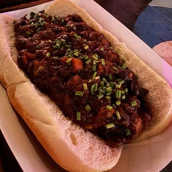 The Octopus Bar - Veggie chili dog - Cocktail Bars Near Me - Seattle, Washington The Octopus Bar - Veggie chili dog - Cocktail Bars Near Me - Seattle, Washington