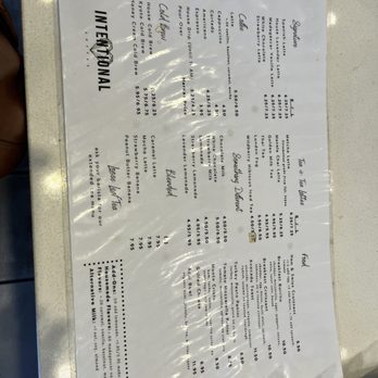 Intentional Coffee - Menu - Coffee & Tea Near Me - Fullerton, California Intentional Coffee - Menu - Coffee & Tea Near Me - Fullerton, California