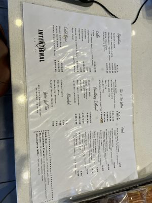 Menu photo 6 Intentional Coffee Fullerton, CA